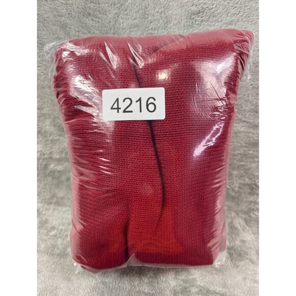 VTG Tommy Hilfiger Men's Large Red Flag Pullover Sweater Heavy Y2K Streetwear - Picture 10 of 10